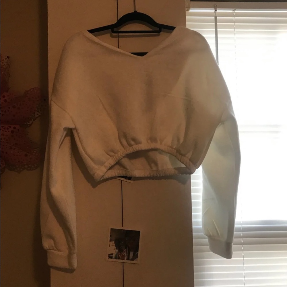 Open Back Sweatshirt